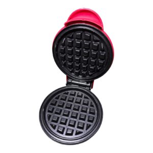 Máquina Mini Waflera Eléctrica Portable Antiadherente