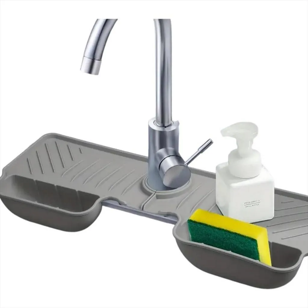 Organizador Lavaplatos Silicona Protector Salpicaduras Grifo