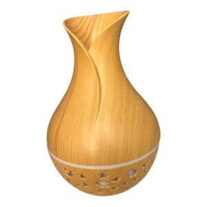 Humidificador Difusor Aromas 130ml Aromatizador Luces Led Color Café