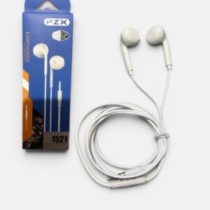 Auriculares In-ear Pzx 1521 Manos Libres Blanco 3.5mm Con Micrófono