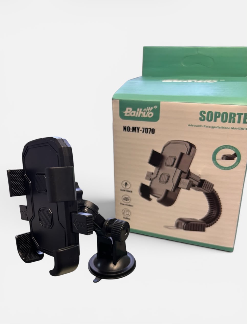Soporte Porta Celular Baihuo My-7070 Para Moto Con Brazo Flexible 360° - Imagen 2