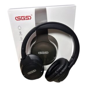 Diadema Audifonos Inalambricos Bluetooth Marca Sgs Tipo C Color Negro