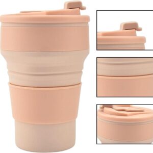 Vaso De Silicona Plegable Viajero Reutilizable Taza De Cafe