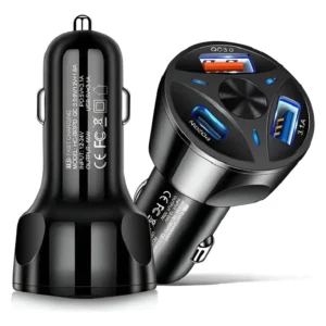 Cabezal Para Auto 55w Carga Turbo Ficha C Ficha Usb