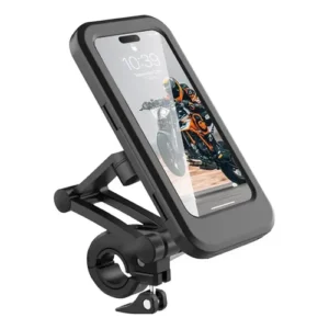 Holder Celular Moto Impermeable Espejo Forro Soporte Táctil